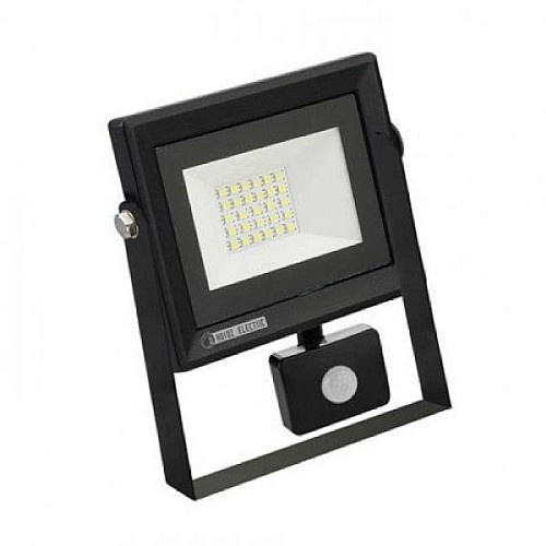 Светодиодный прожектор с датчиком движения Horoz Electric 10W 6400K Pars/s-10