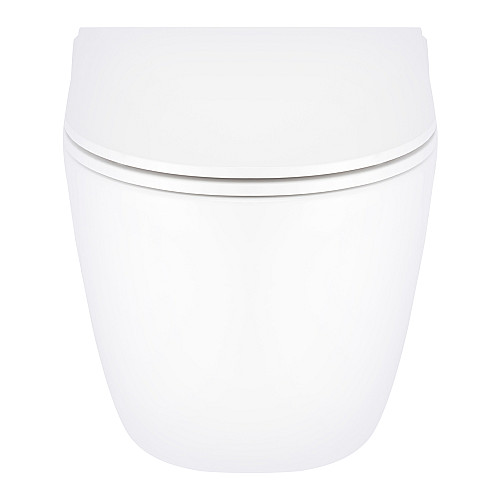 Унитаз Подвесной Qtap Robin Безободковый С Сиденьем Slim Soft-Close Qt13332141Erw