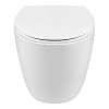Унитаз Подвесной Qtap Leo Безободковый С Сиденьем Slim Soft-Close Qt11331002Erw