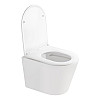 Унитаз Подвесной Qtap Scorpio Безободковый С Сиденьем Slim Soft-Close Qt1433053Erw