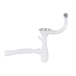 Сифон Для Кухонной Мойки Lidz (Whi) 60 08 E001 01
