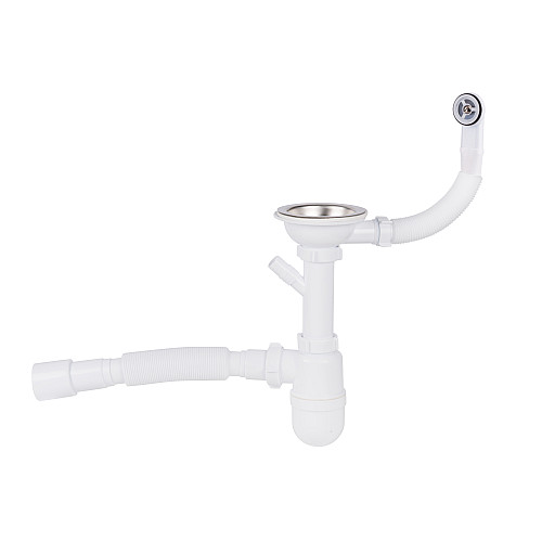 Сифон Для Кухонной Мойки Lidz (Whi) 60 08 E001 01