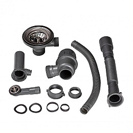 Сифон для кухонной мойки Lidz (Gra) 47 01 003 01