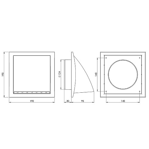 Витяжний ковпак EUROPLAST ND12FV