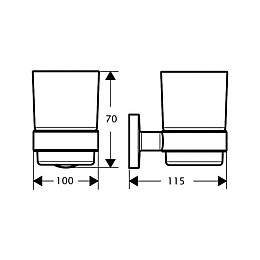Стакан Lidz CRG-114.04.01 SD00028260