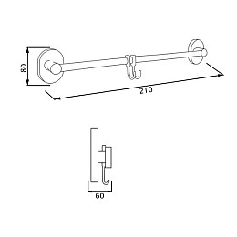 Крючок Lidz CRM-114.08.02 SD00028270