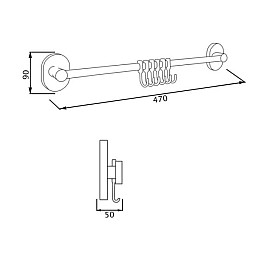 Крючок Lidz CRM-114.08.06 SD00028274