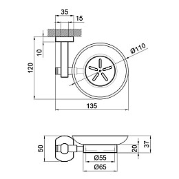 Мыльница Qtap Liberty BLM 1159 QTLIBBLM1159