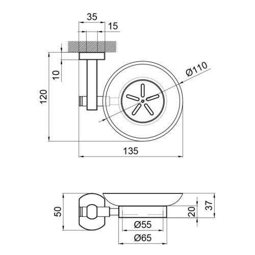 Мыльница Qtap Liberty BLM 1159 QTLIBBLM1159