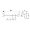 Крючок Qtap Liberty ANT 1154-4 QTLIBANT11544