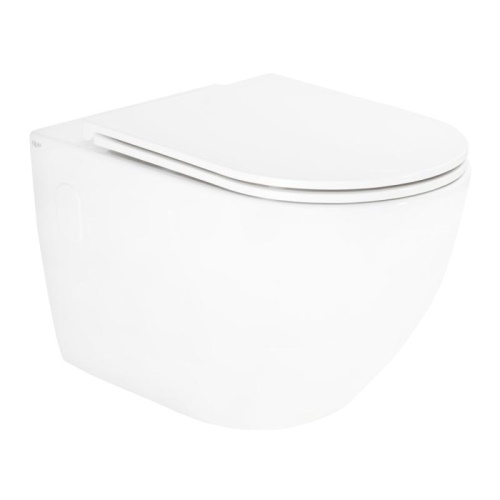 Унитаз подвесной Qtap Robin сиденье Slim Soft-close QT13332141ERW