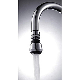 Аэратор - насадка на кран для экономии воды HLV Нержавеющая сталь (003116)