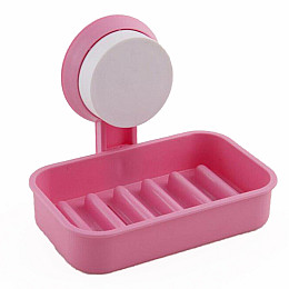 Мыльница на присоске Soap Box Multifunctional Pink (do171-hbr)