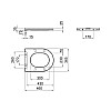 Сиденье для унитаза QTAP SWAN /JAY с микролифтом SLIM QT1699SC5176W