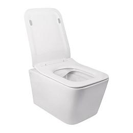 Набор Qtap инсталляция 3 в 1 Nest QT0133M425 с панелью смыва круглой QT0111M11111SAT + унитаз с сиденьем Crow QT05335170