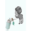 Портативный туалет для мальчиков Coco Kids Мятный 50265