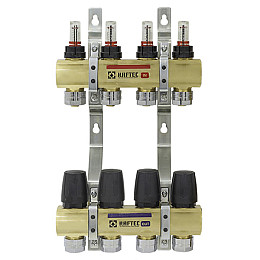 Коллектор с расходомерами Raftec 1'x4 LCR-1.4