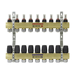 Коллектор с расходомерами Raftec 1'x9 LCR-1.9