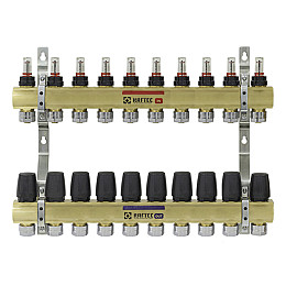 Коллектор с расходомерами Raftec 1'x10 LCR-1.10