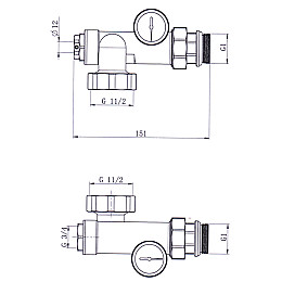 Комплект подключения Raftec 1'' PCNR03 для коллекторного блока