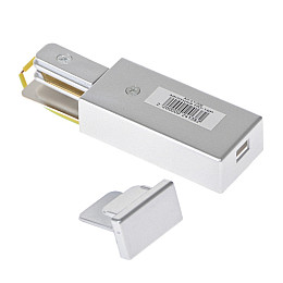 Заглушка шинопровода Brille Металл HD-16 Серебристый L1-006