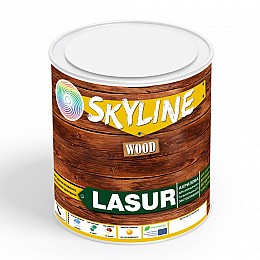 Лазур декоративно-захисна для обробки дерева SkyLine LASUR Wood Дуб світлий 750 мл