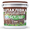 Шпаклевка для дерева готовая к применению акриловая SkyLine Wood Орех 1500 г