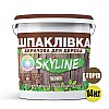 Шпаклівка для дерева готова до застосування акрилова SkyLine Wood Горіх 14 кг