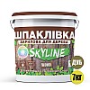 Шпаклівка для дерева готова до застосування акрилова SkyLine Wood Дуб 7 кг