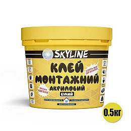 Клей монтажный акриловый универсальный SkyLine 0.5 кг