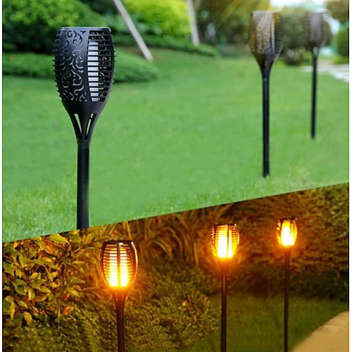 Уличный светильник садовый на солнечной батарее Artdeco Spotlight Garden Flames 52 см