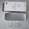 Пластиковая полка в ванную Lebond J&S Home JS185176 Простой монтаж Белая