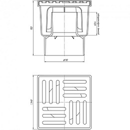Трап вертикальный Ani Plast Ta1210