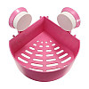 Полка на присосках угловая Aquavita Triangle Shelves Pink (do311 -hbr)