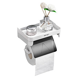 Держатель туалетной бумаги из пластика Trend-mix MENON XS-387 White