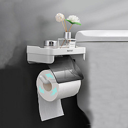 Держатель туалетной бумаги из пластика Trend-mix MENON XS-387 White