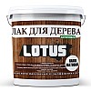 Лак акриловый для дерева LOTUS Прозрачный Полуматовый 3л