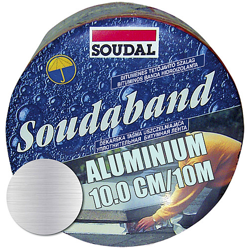 Лента бітумна герметизуюча алюмінієва SOUDABAND 10см/10м