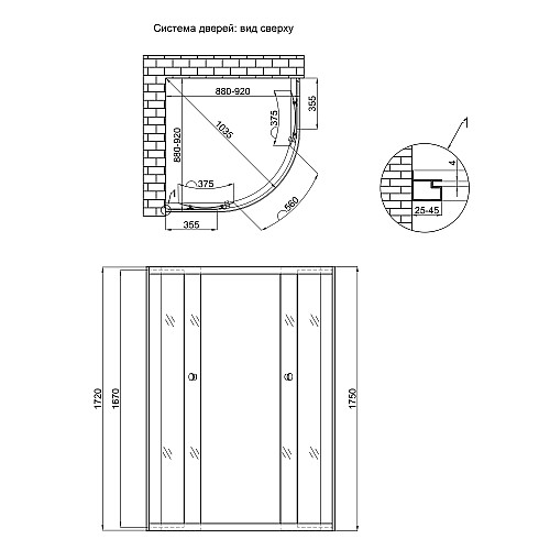 Душевая Кабина Lidz Latwa Sc90X90.Sat.mid.gr (Llsc9090Satmidgr2)