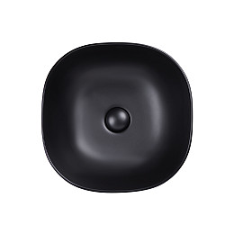 Умывальник (Раковина-Чаша) Qtap Kolibri С Донным Клапаном Qt10112144Mbmb Matt Black