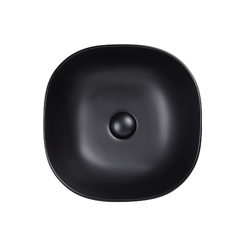 Умывальник (Раковина-Чаша) Qtap Kolibri С Донным Клапаном Qt10112144Mbmb Matt Black