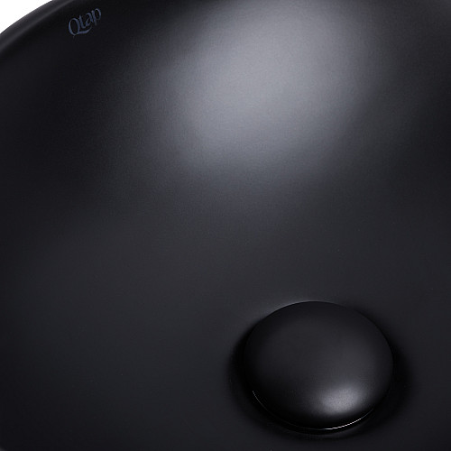 Умывальник (Раковина-Чаша) Qtap Dove С Донным Клапаном Qt063078Mbmb Matt Black