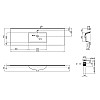 Умывальник (Раковина-Чаша) Qtap Albatross E С Донным Клапаном Qt01119150Ew White
