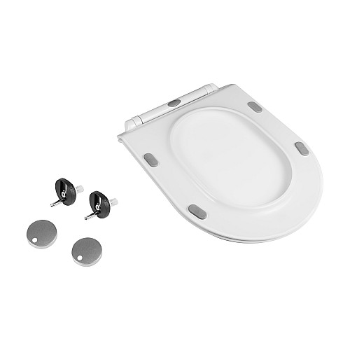 Сидіння для унітаза Qtap Presto з мікроліфтом Slim Qt26991217Aw