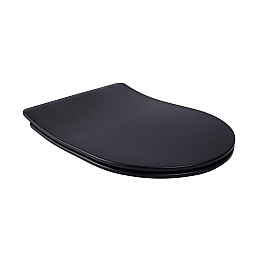 Сидіння для унітазу Qtap Robin/Scorpio з мікроліфтом Slim Qt99U184Uf450Mb