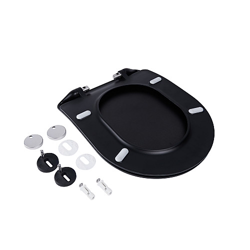 Сидіння для унітазу Qtap Robin/Scorpio з мікроліфтом Slim Qt99U184Uf450Mb