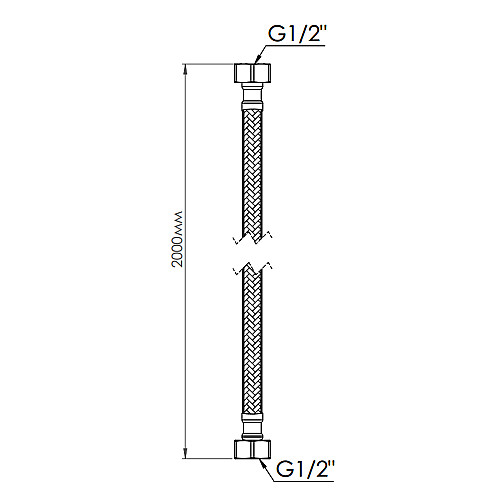 Шланг Для Воды Sd Forte Nylon Sf391W200
