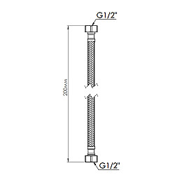Шланг Для Воды Sd Forte Nylon Sf391W20