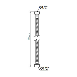 Шланг Для Воды Sd Forte Nylon Sf391W30