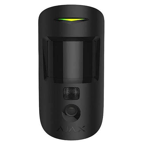 Беспроводной датчик движения Ajax MotionCam black (PhOD) с фотофиксацией по тревоге и по запросу